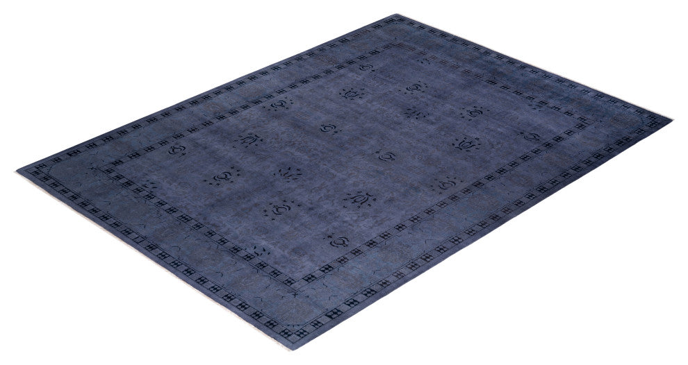 Fine Vibrance, One-of-a-Kind Hand-Knotted Area Rug Orange, 9' 0 x 12' 0