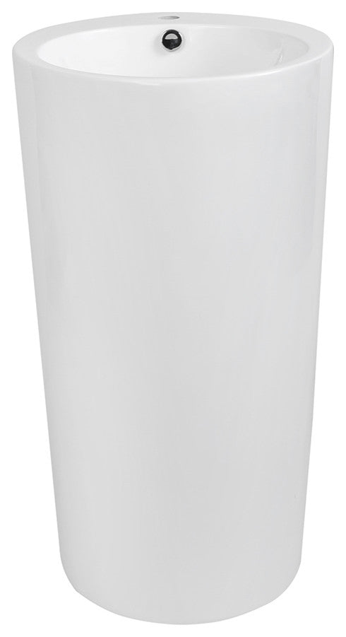 19" Streamline K-1205-19 Solid Surface Resin Freestanding Basin