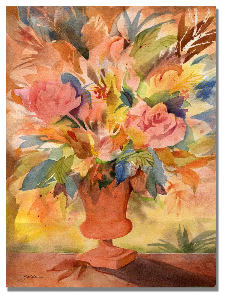 'Traditional Bouquet II' Canvas Art by Sheila Golden