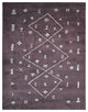 HAND KNOTTED LOOM SILK AREA RUGS-6'x9',Rectangle,Brown Beige,Contemporary