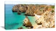 "Rocky and Rough Portugal Bay" Seashore Wall Art, 60"x28", 1 Panel