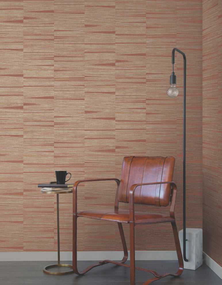 Brick Line Stripe Wallpaper