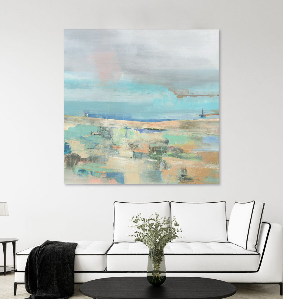Low Tide I - 72 x 72 by Nancy Ngo