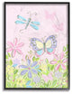 Stupell Industries Pastel Butterfly and Dragonfly, 16 x 20