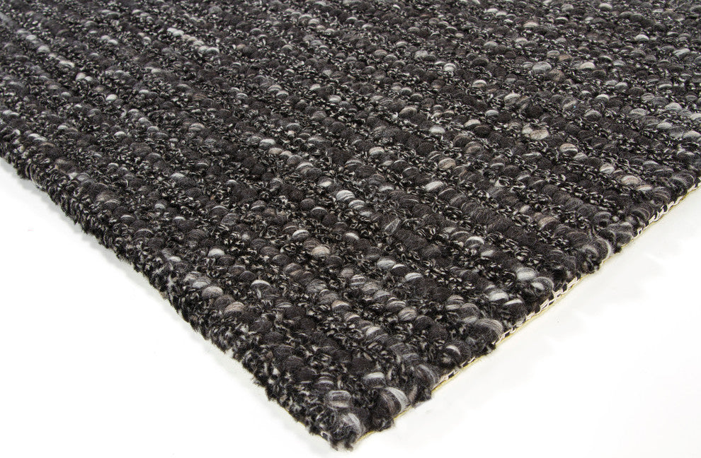 Anni Contemporary Area Rug, Charcoal, 9'x13' Rectangle