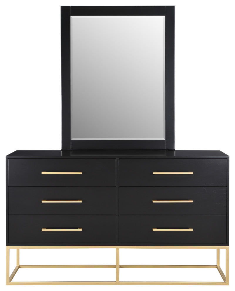 Maxine Dresser, Rich Black Finish