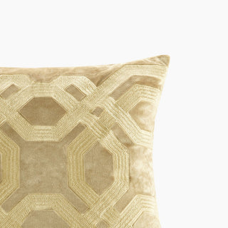 Croscill Biron Traditional Sqaure Pillow 18x18, Gold