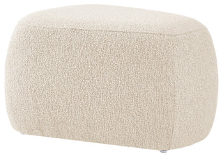 Carlese Fabric Ottoman, Palladian Beige, Small