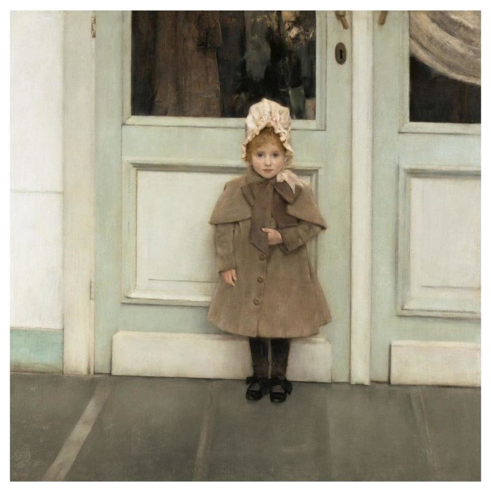 "Jeanne Kefer" Digital Paper Print by Fernand Khnopff, 26"x26"