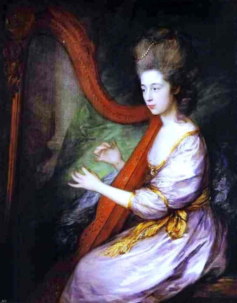 Thomas Gainsborough Louisa Lady Clarges Wall Decal
