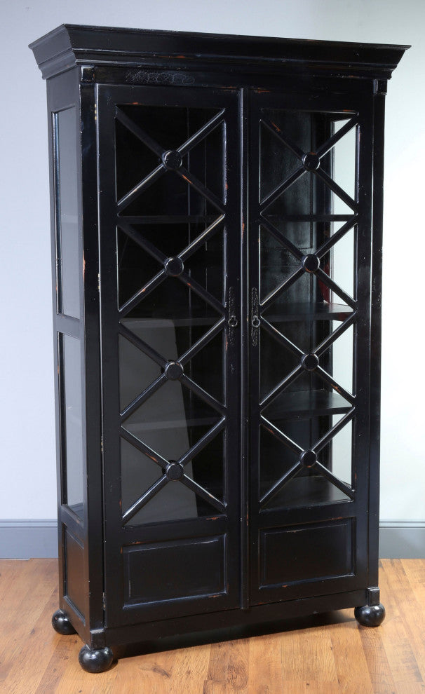 Anya 2-Door Cabinet, Black