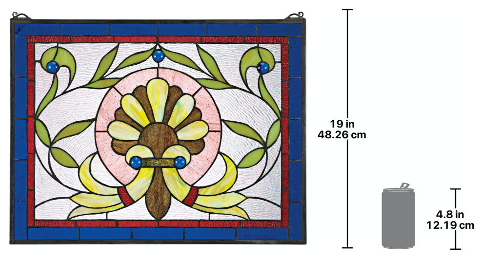 Prairie Flower Stained Glass Window