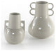 Primerose Vases-Set of 2-Light Grey