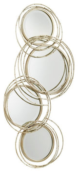 Radius Mirror In Silver Finish