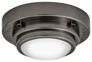 Hinkley Porte Extra Small Flush Mount Or Sconce, Black Oxide