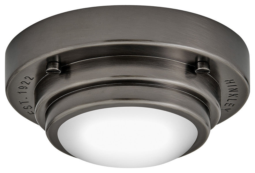Hinkley Porte Extra Small Flush Mount Or Sconce, Black Oxide