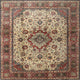 Ahgly Company Indoor Square Traditional Area Rugs, 3' Square