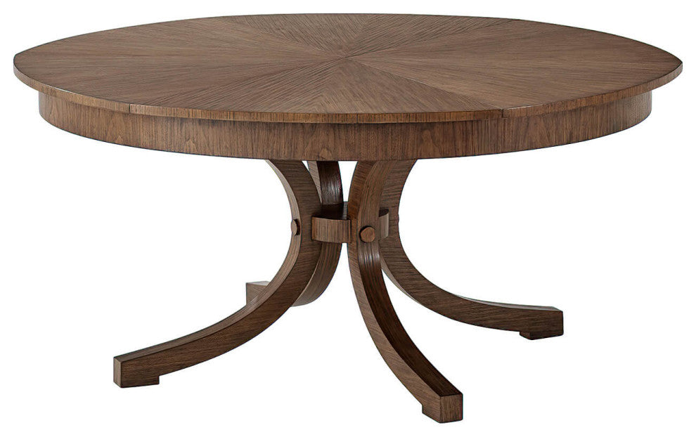 Modern Round Extension Dining Table