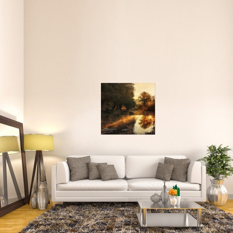 "When Nature Paints With Light" Stretched Canvas Giclee by Jimbi, 40x38"
