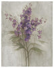 "Purple Larkspur Garden on Grey" Digital Paper Print by Albena Hristova, 24"x30"