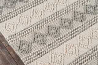 Momeni Andes Wool and Viscose Hand Woven Ivory Runner 2'3"x8'