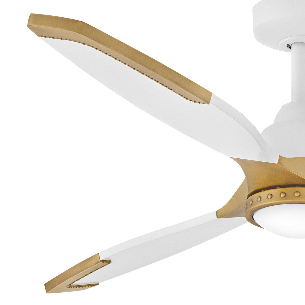 Hinkley Aileron 60" Led Smart Fan, Matte White
