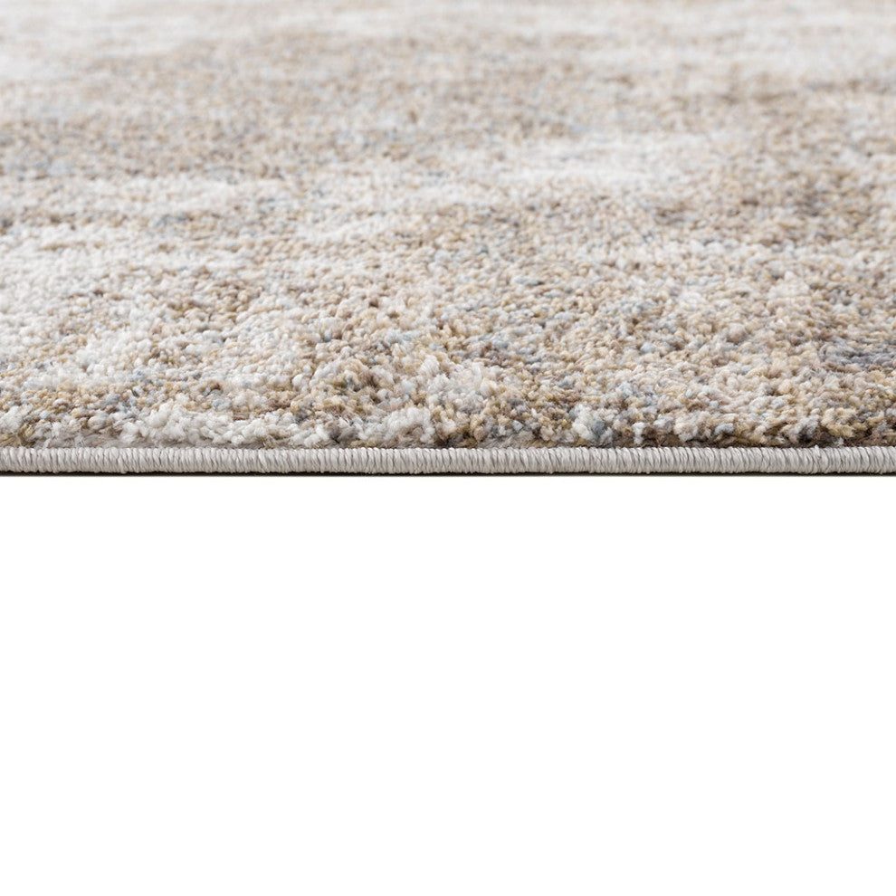 Madison Park Abstract Cozy Shag Area Rug, Brown, Runner