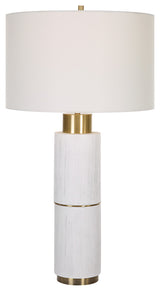 Uttermost 30190 Ruse Whitewashed Table Lamp