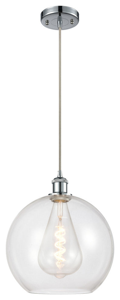Innovations 516-1P-PC-G122-12 1-Light Mini Pendant, Polished Chrome