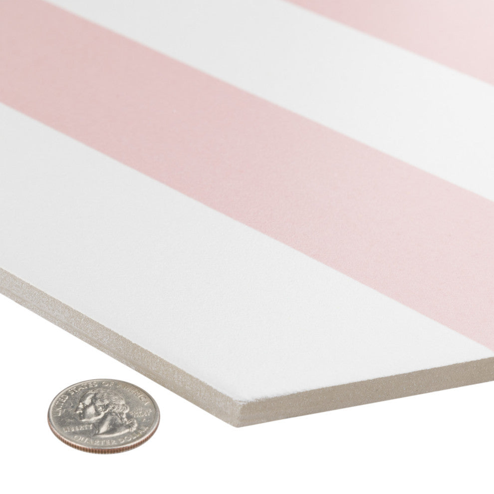 Porto Capri Hex Rose Porcelain Floor and Wall Tile