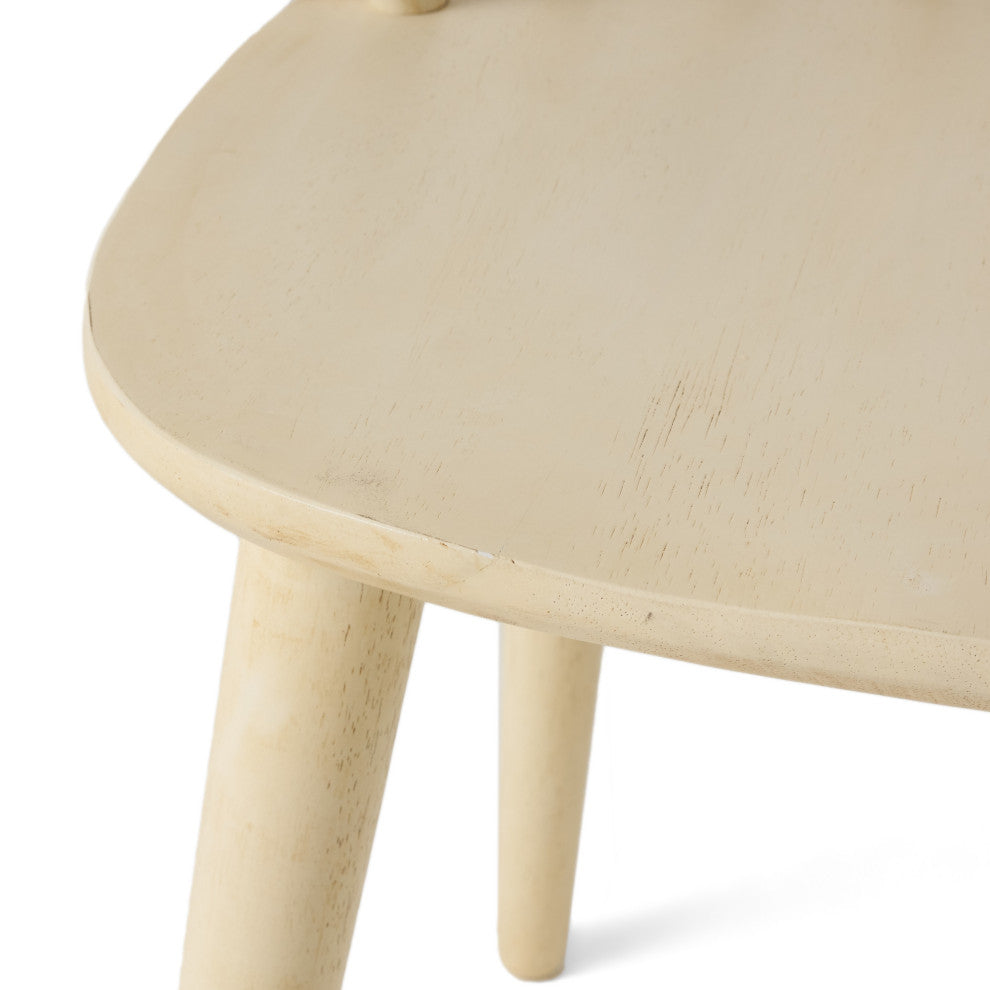 GDF Studio Bramote Countryside Rounded Back Spindle Dining Chairs, Set of 2