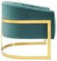 Esteem Vertical Channel Tufted Performance Velvet Accent Armchair by Modway