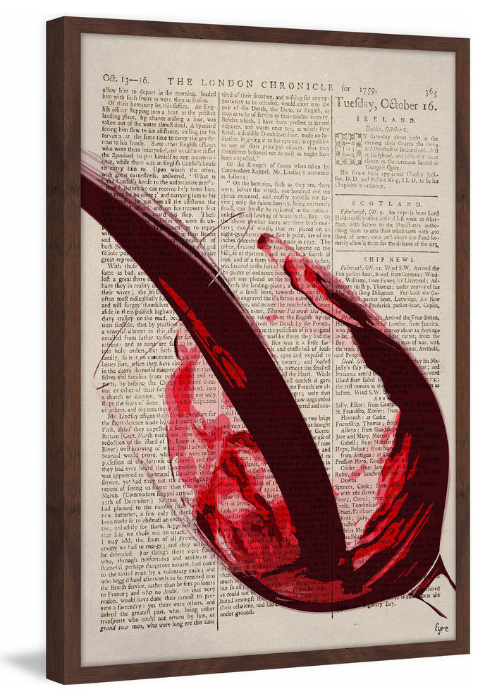 "Cabernet Sauvignon" Framed Painting Print, 16"x24"