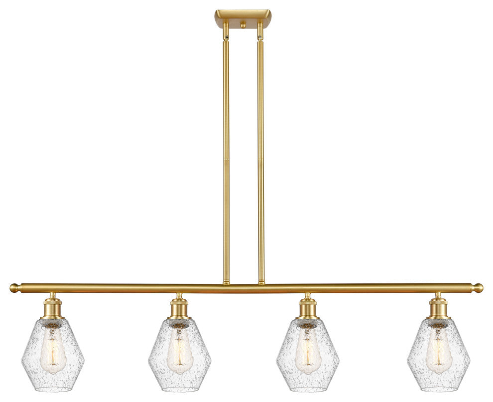 Innovations 516-4I-SG-G654-6-LED 4-Light Island Light, Satin Gold
