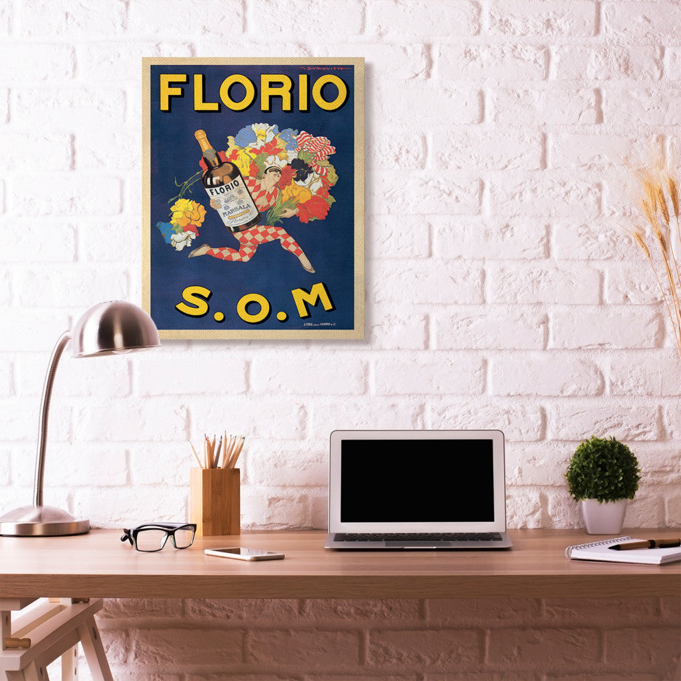 Florio Vintage Poster Drink Design, 30"x40"