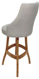 Swivel Wood Counter, Bar, Extra Tall Stool - Bellissima Plus, Williams Stone - Honey, 26"