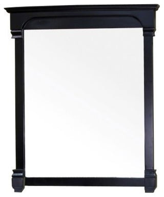 42 In Solid Wood Frame Mirror-Espresso