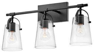 Hinkley Foster Medium Three Light Vanity, Black