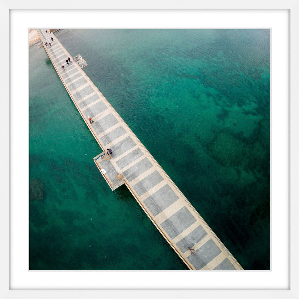 "Water Walk" Framed Print by Karolis Janulis