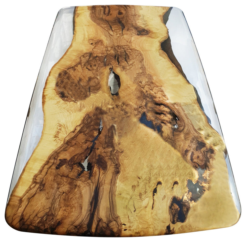 Rustic Ash Wood Dining Table, 12-14 Seater