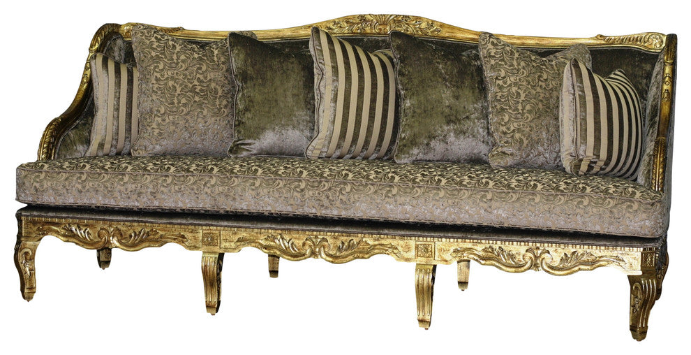 Celina Sofa, Beige & Mocha