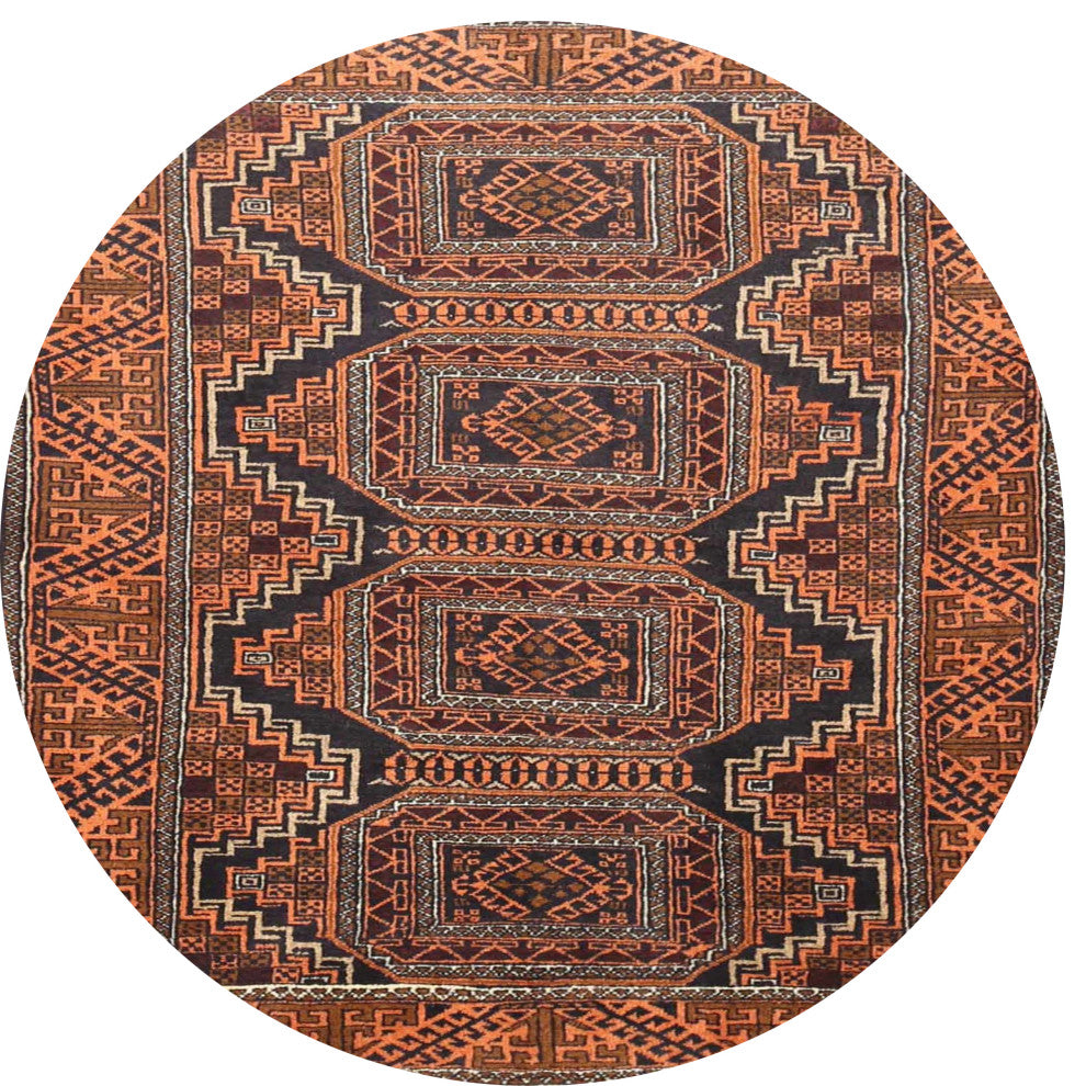 Ahgly Company Indoor Round Traditional Area Rugs, 3' Round