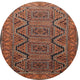 Ahgly Company Indoor Round Traditional Area Rugs, 3' Round