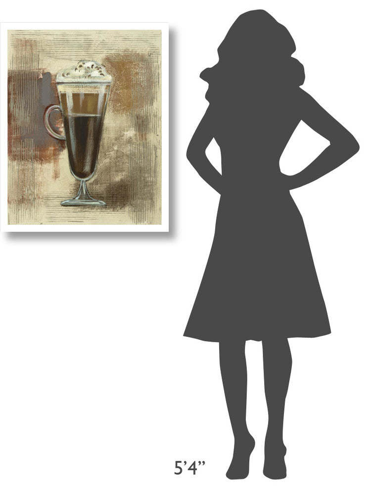 "Cafe Classico I Neutral" Digital Paper Print by Silvia Vassileva, 24"x30"