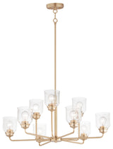 Maxim 12277CD Acadia 9 Light 35"W Chandelier - Satin Nickel