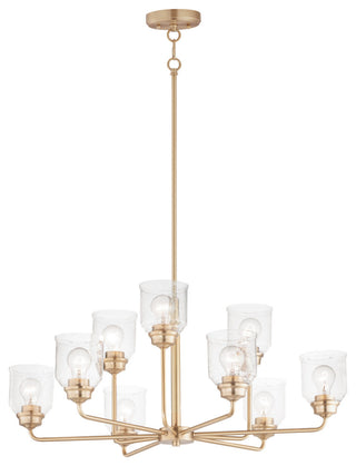 Maxim 12277CD Acadia 9 Light 35"W Chandelier - Satin Nickel