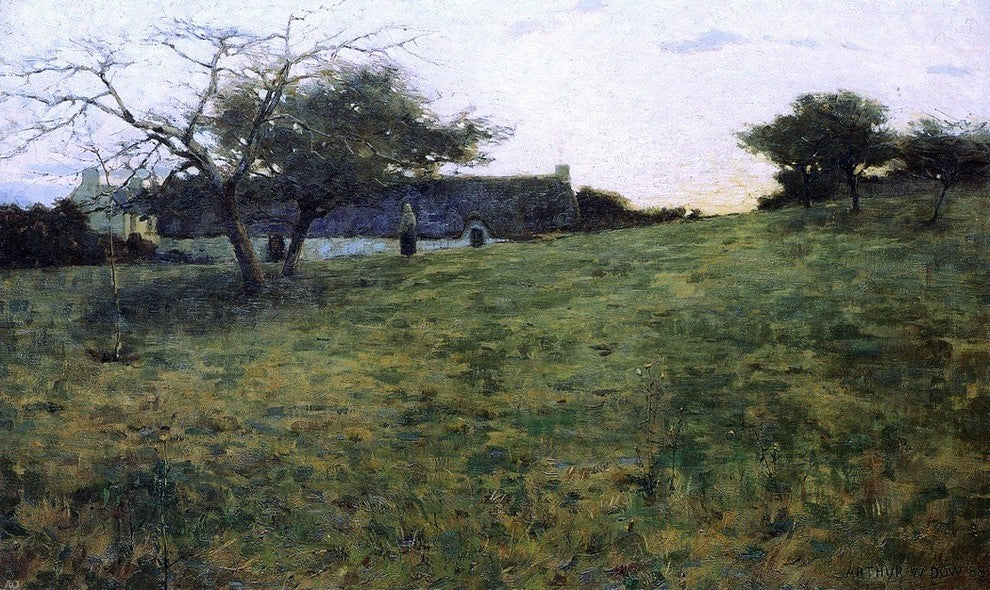 Arthur Wesley Dow Au Soir Premium Canvas Print