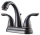 Pfirst Series 2-Handle 4" Centerset Bathroom Faucet, Tuscan Bronze