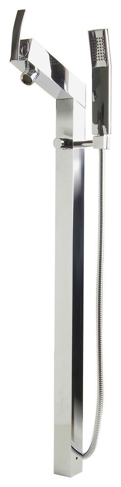 ALFI brand AB2728 Floor Mounted Tub Filler - Polished Chrome