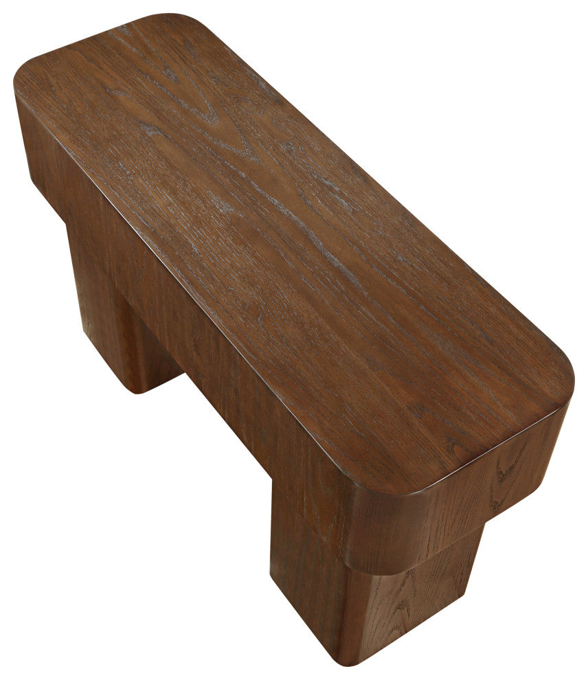 Oakmont Veneer Coffee Table, Brown, Console Table